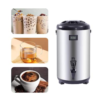 Stainless Steel Insulated Thermal Hot and Cold Beverage Dispenser - 9*9*18in