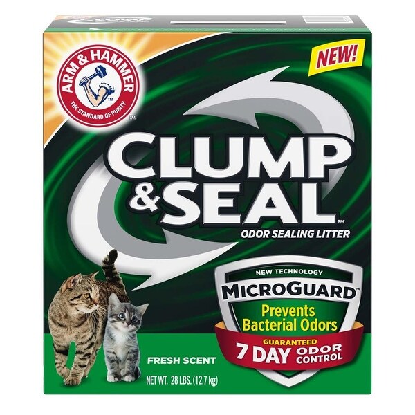 Arm & Hammer Clump & Seal Microguard 28lb - 12.7 kg - Overstock - 31575349