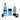 Icy Bev Kooler 2.0, Double Wall Powder Coated - Blue