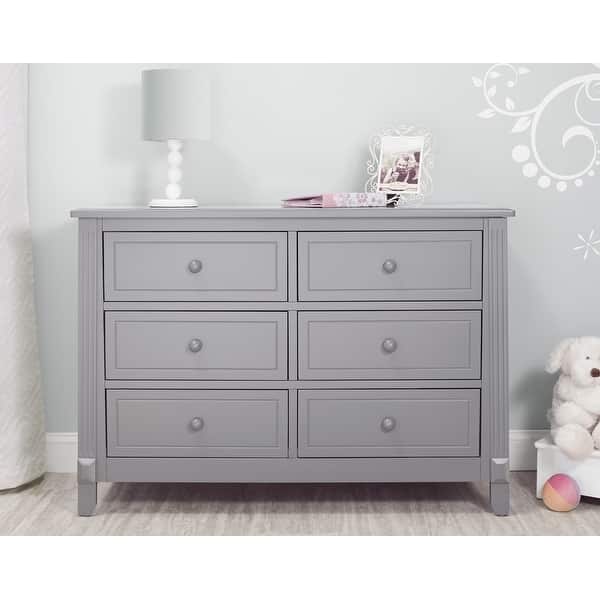 sorelle berkley dresser grey Wellsummer 6 Drawer Dresser in Gray 1803GY-5 main image 0