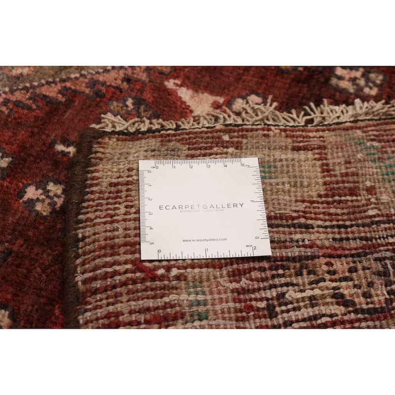ECARPETGALLERY Hand-knotted Andelz Dark Red Wool Rug - 4'3 x 6'6