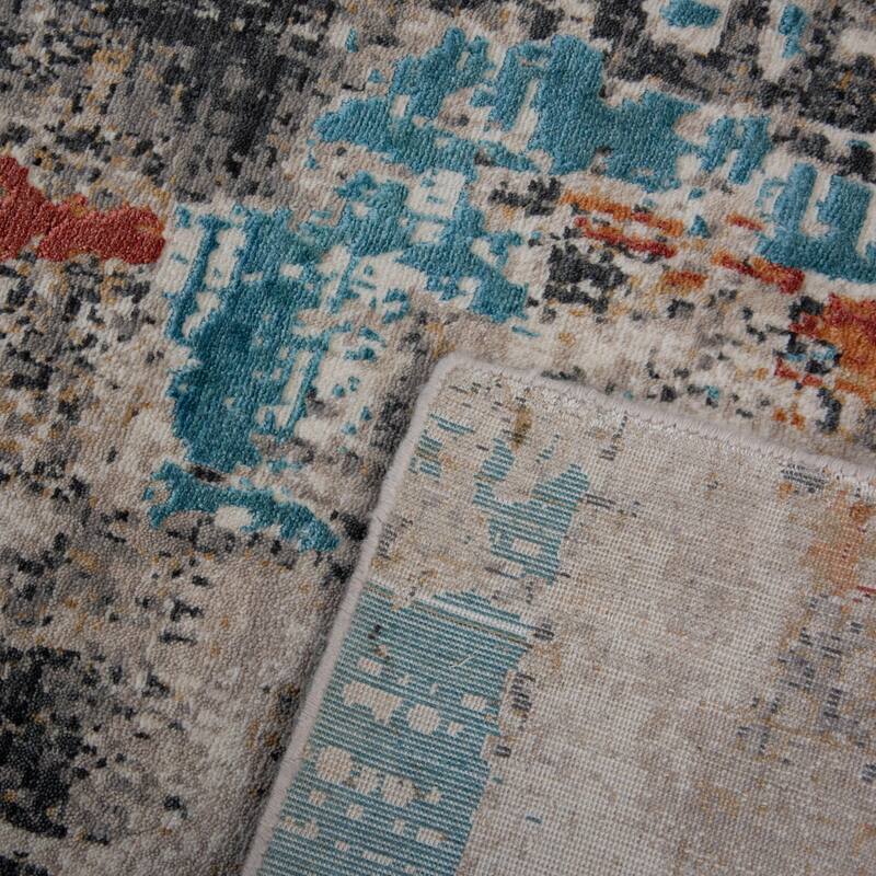 Alora Decor Cosmopolitan Contemporary Beige Wool/Tencel Area Rug