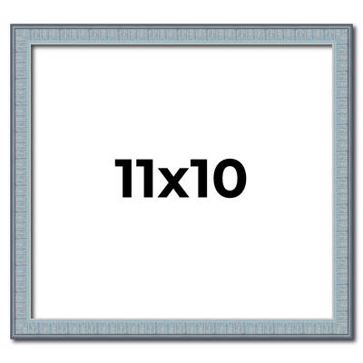 11x10 Frame Rustic Sky Blue Solid Wood Picture Frame | 0.75 Inch