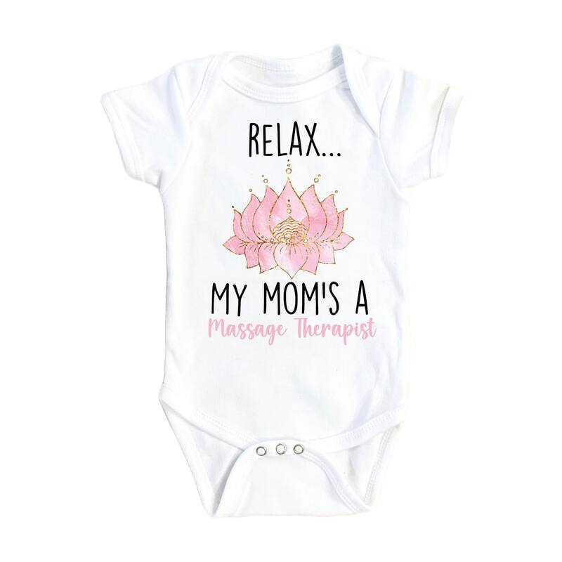 Massage Therapist - Baby Boy Girl Clothes Infant Bodysuit Funny Cute Newborn - White - Newborn
