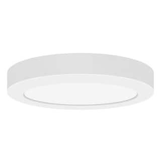 Access Lighting ModPLUS - LED 9" Round Flush Mount - Dimmable - White Finish - Acrylic Lens - Dedicated LED
