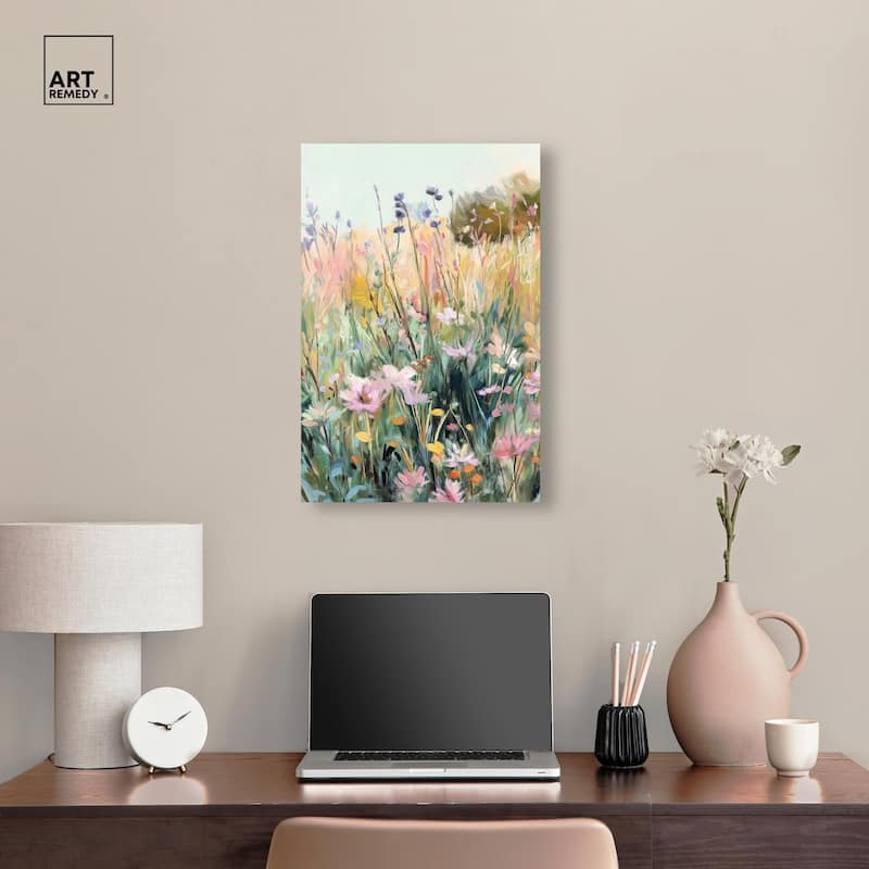 Floral Impressionism II Canvas by Art Remedy, Gallery Wrapped