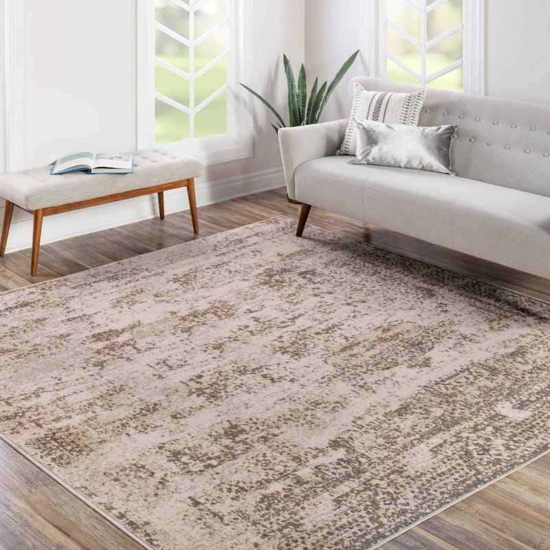 Contemporary Daisy Collection Area Rug