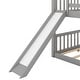 preview thumbnail 9 of 22, Full over Full Bunk Bed with Slide & Ladder