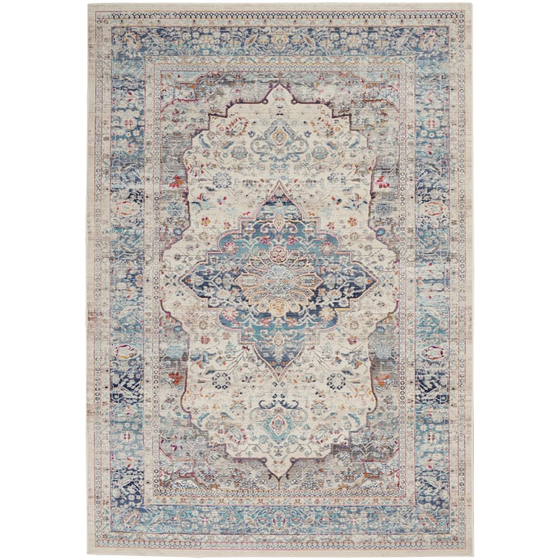 Nourison Vintage Kashan Persian Medallion Area Rug