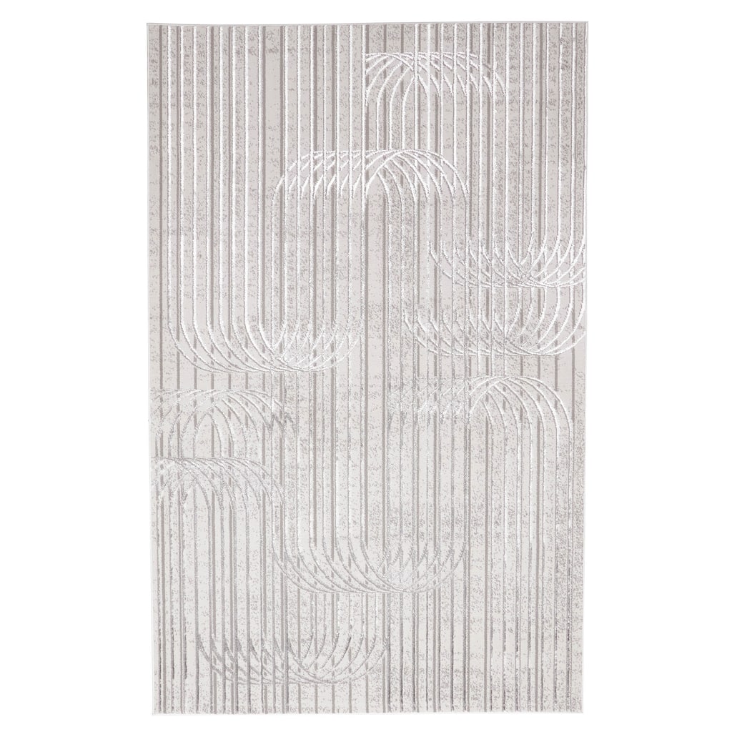 ECARPETGALLERY Machine Made Blythe Grey Area Rug