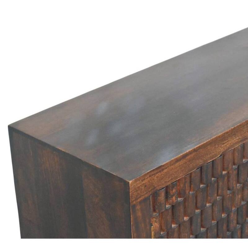 Artisan Furniture Solid Wood Arno Chest, 3-Drawers