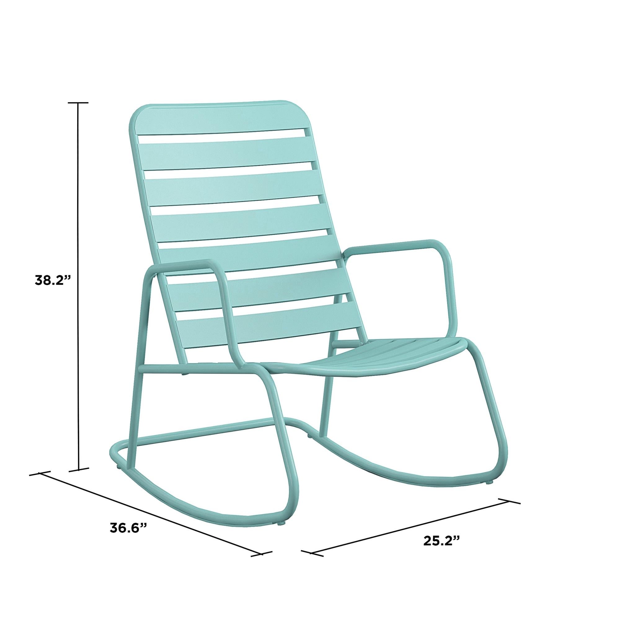 The Novogratz Poolside Collection Roberta Outdoor Rocking Chair