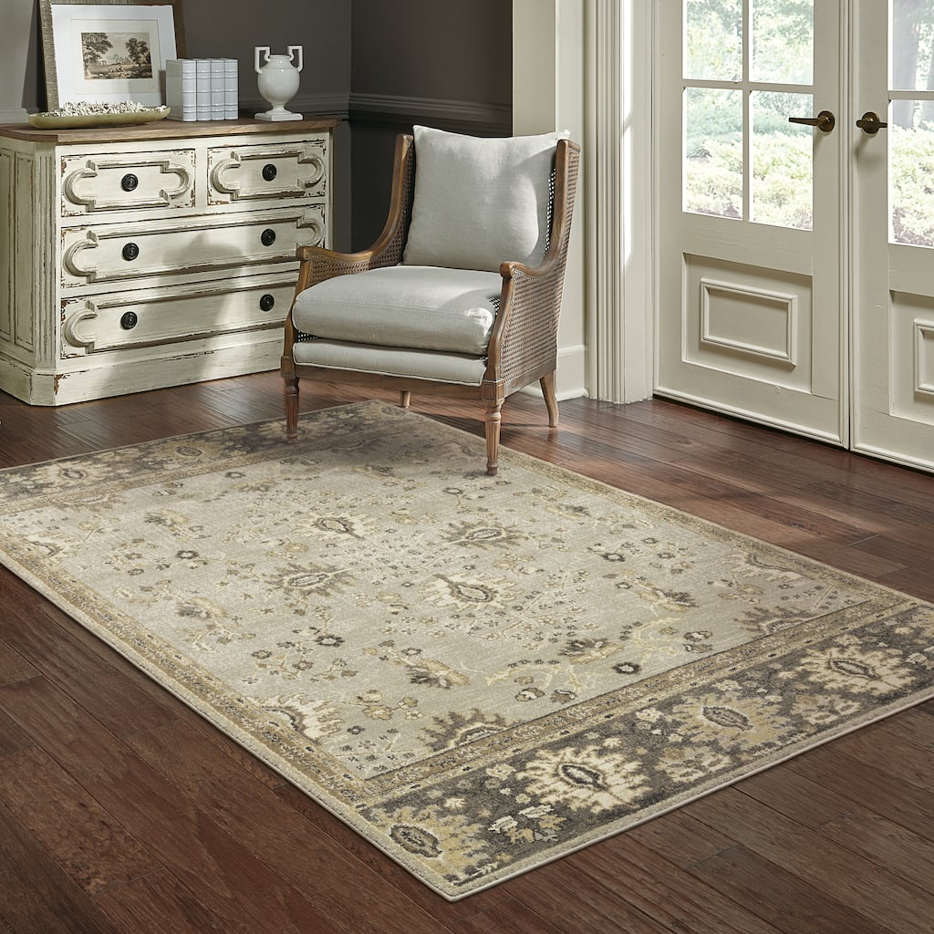 Vista Home Freya Vintage Borders Area Rug