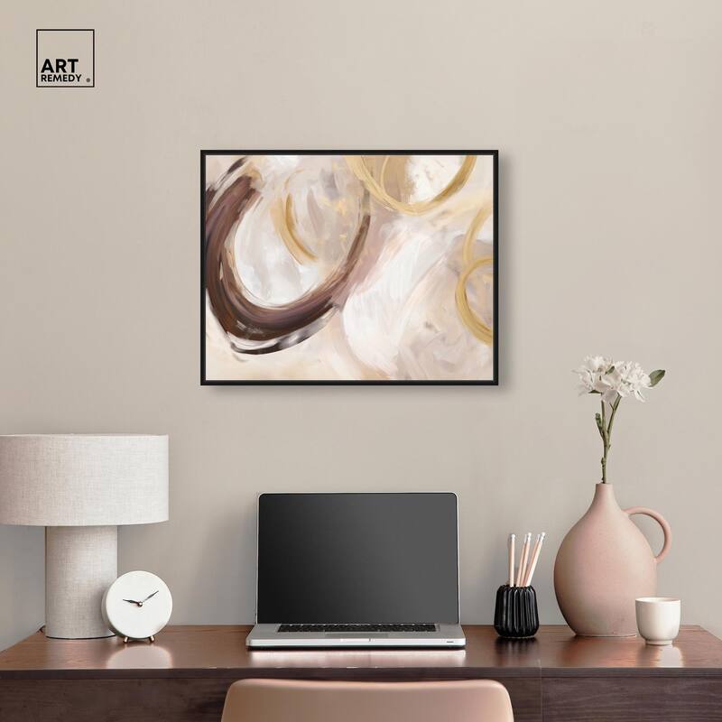 Dreamy Swirls I Canvas by Art Remedy