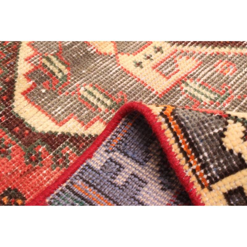 ECARPETGALLERY Hand-knotted Antalya Vintage Red Wool Rug - 4'10 x 6'4