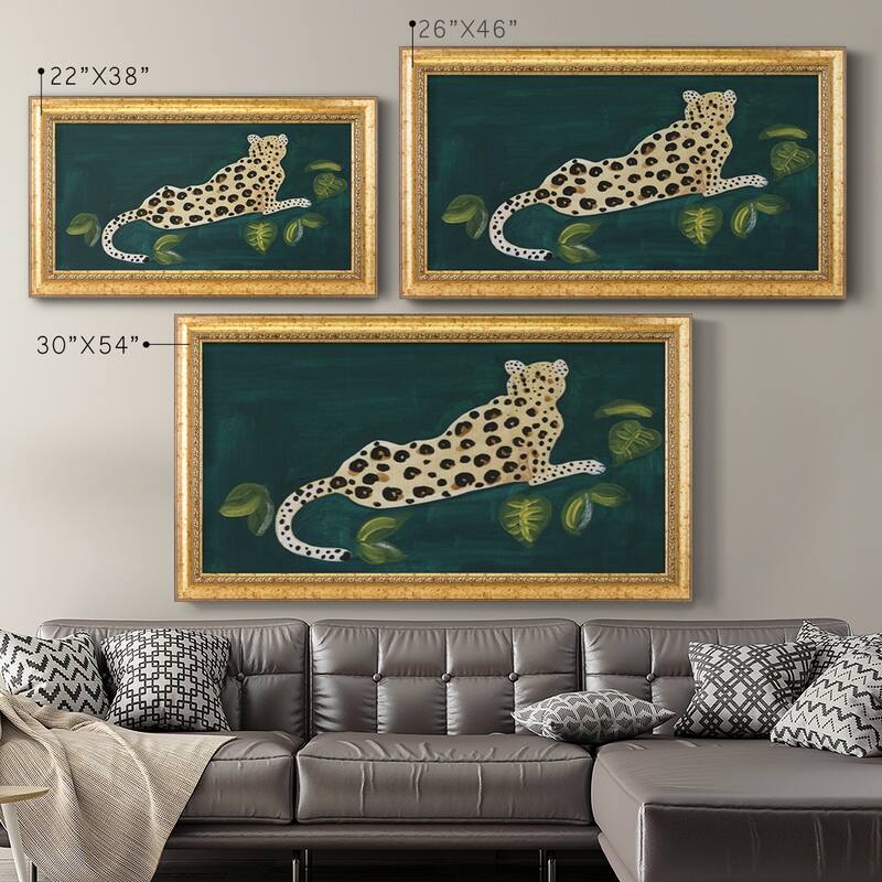 Lethargic Leopard I Premium Framed Canvas- Ready to Hang
