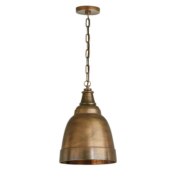slide 2 of 7, Sedona 1-light Hanging Pendant Oxidized Brass