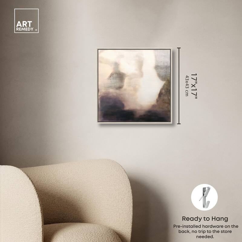 Pale Taupe I Canvas by Art Remedy