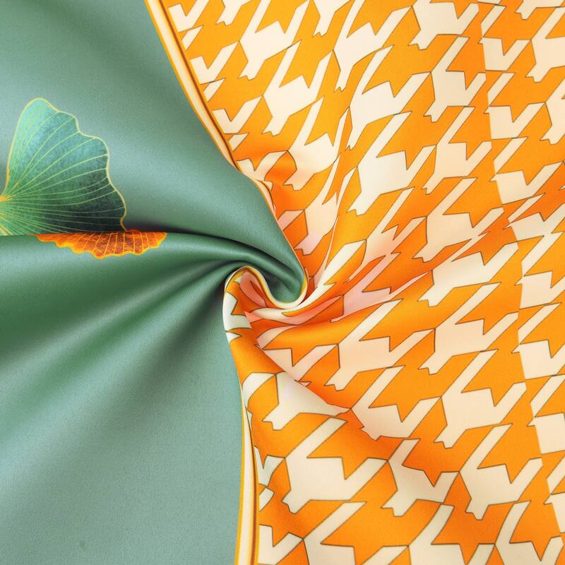 2 Pcs Patterned Flower Decorative Pillow Covers Satin Pillow Protector for Home