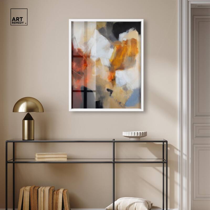 Earth and Fire I Shadowbox by Art Remedy