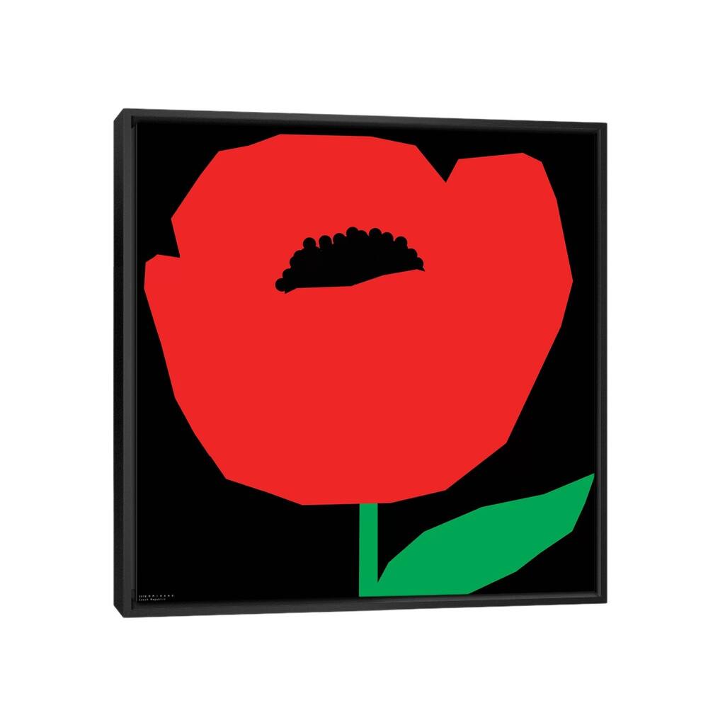 iCanvas "Red Poppy" by Art Mirano Framed Canvas Print