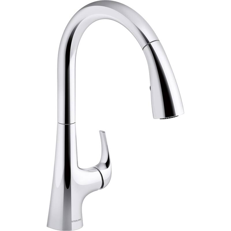 Sterling Medley 1.5 GPM Single Hole Pull Down Kitchen Faucet