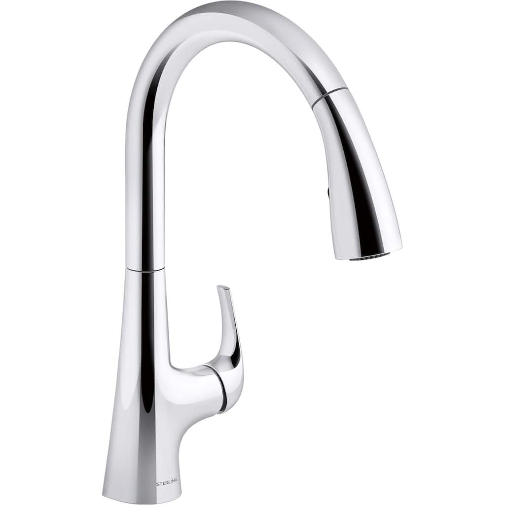 Sterling Medley 1.5 GPM Single Hole Pull Down Kitchen Faucet
