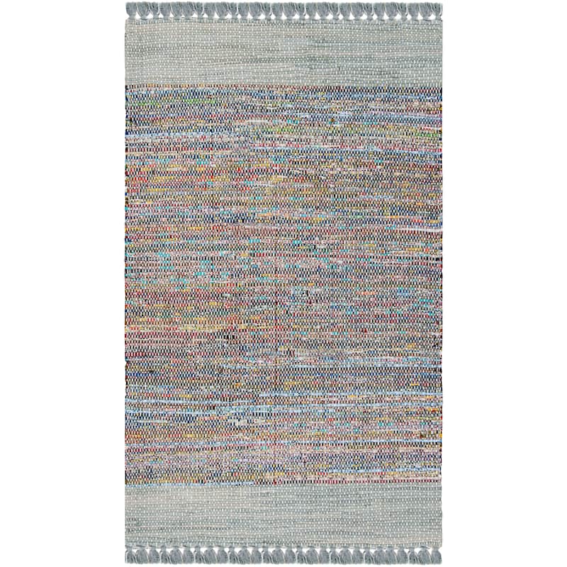 SAFAVIEH Handmade Flatweave Montauk Bylgja Casual Cotton Rug