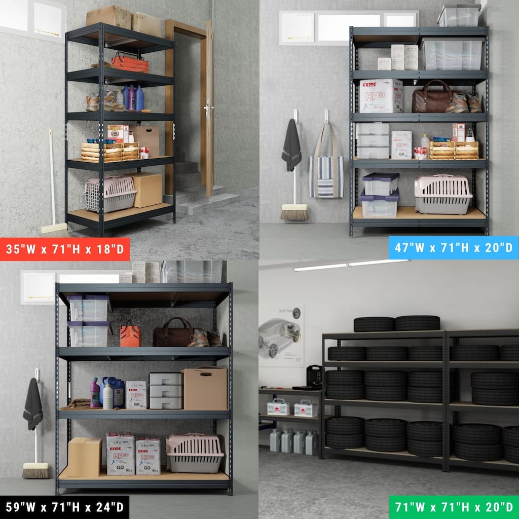 AR Shelving Heavy Duty Durable Rack Collection for Garage and Workshops