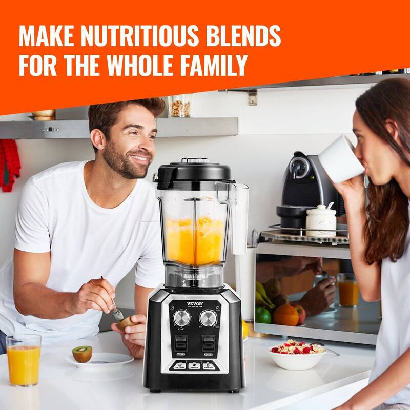 Black Stainless Steel 3 Function Professional Blender