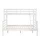 preview thumbnail 17 of 19, Twin over Full Bunk Bed with Ladder,Wooden Bunk Bed with High Guardrail and Ladder for Kids, Teens, Dorm Rooms, and Guest Rooms