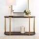 preview thumbnail 6 of 4, Uttermost 25556 14" Wide MDF, Metal, and Veneer Sofa Table