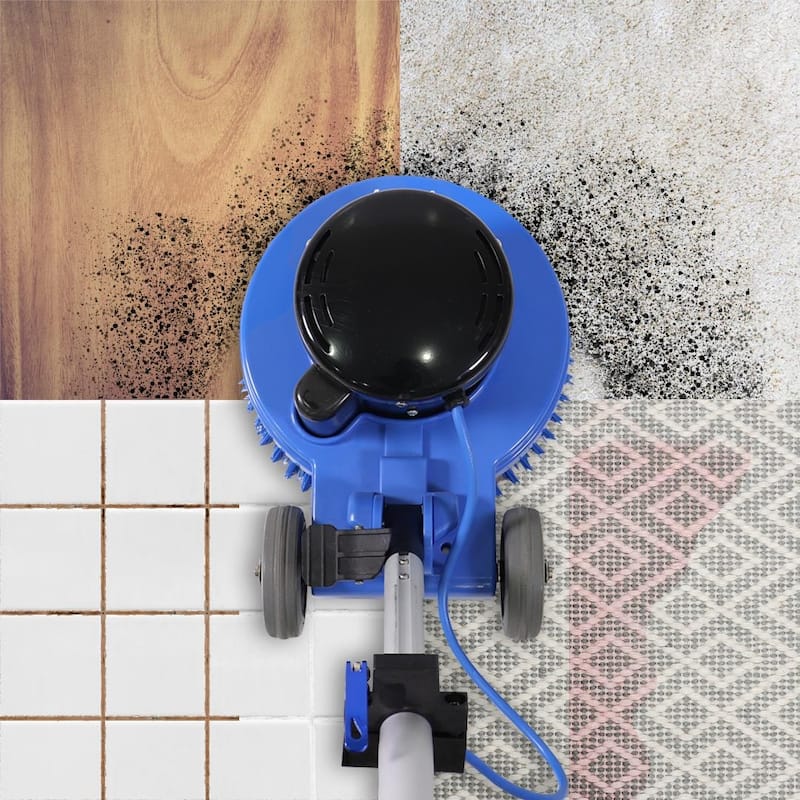 Prolux Core 13" Heavy Duty Single Pad Commercial Polisher Floor Buffer Machine Scrubber - Blue - 29 x 84