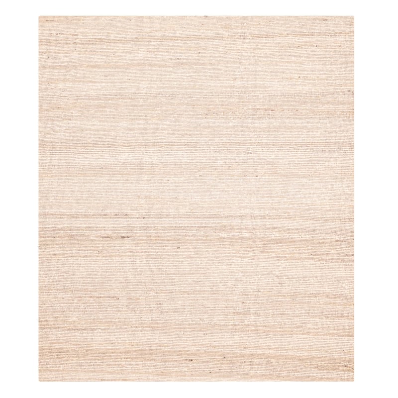 ECARPETGALLERY Braid weave Sienna Cream, Taupe Wool Kilim - 8'5 x 10'0