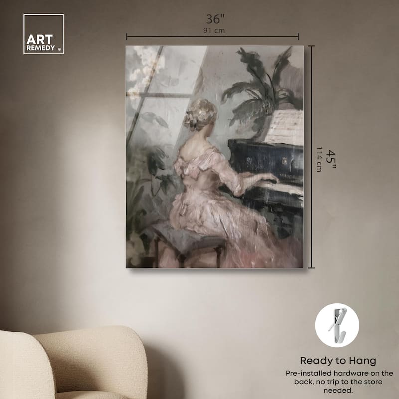 Soft Music Acrylic by Art Remedy, Ready to Hang