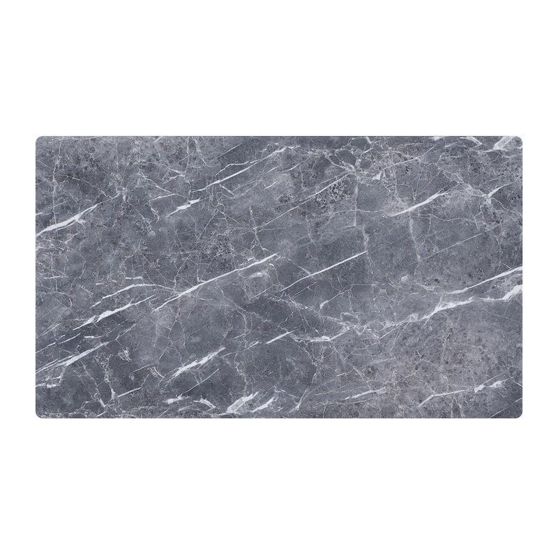 Blaine Grey Coffee Table with Marble-like Top