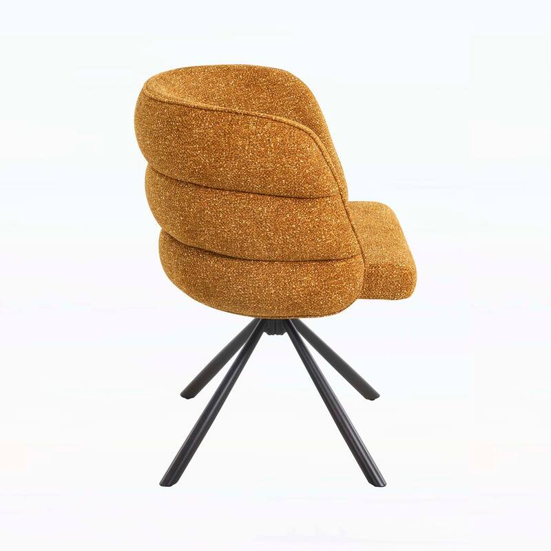 270° Swivel Home Chairs Set of 2,with Metal Base,Comfortable and Stylish for Various Rooms