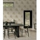 preview thumbnail 4 of 4, Seabrook Designs Eryn Floral Damask Unpasted Wallpaper
