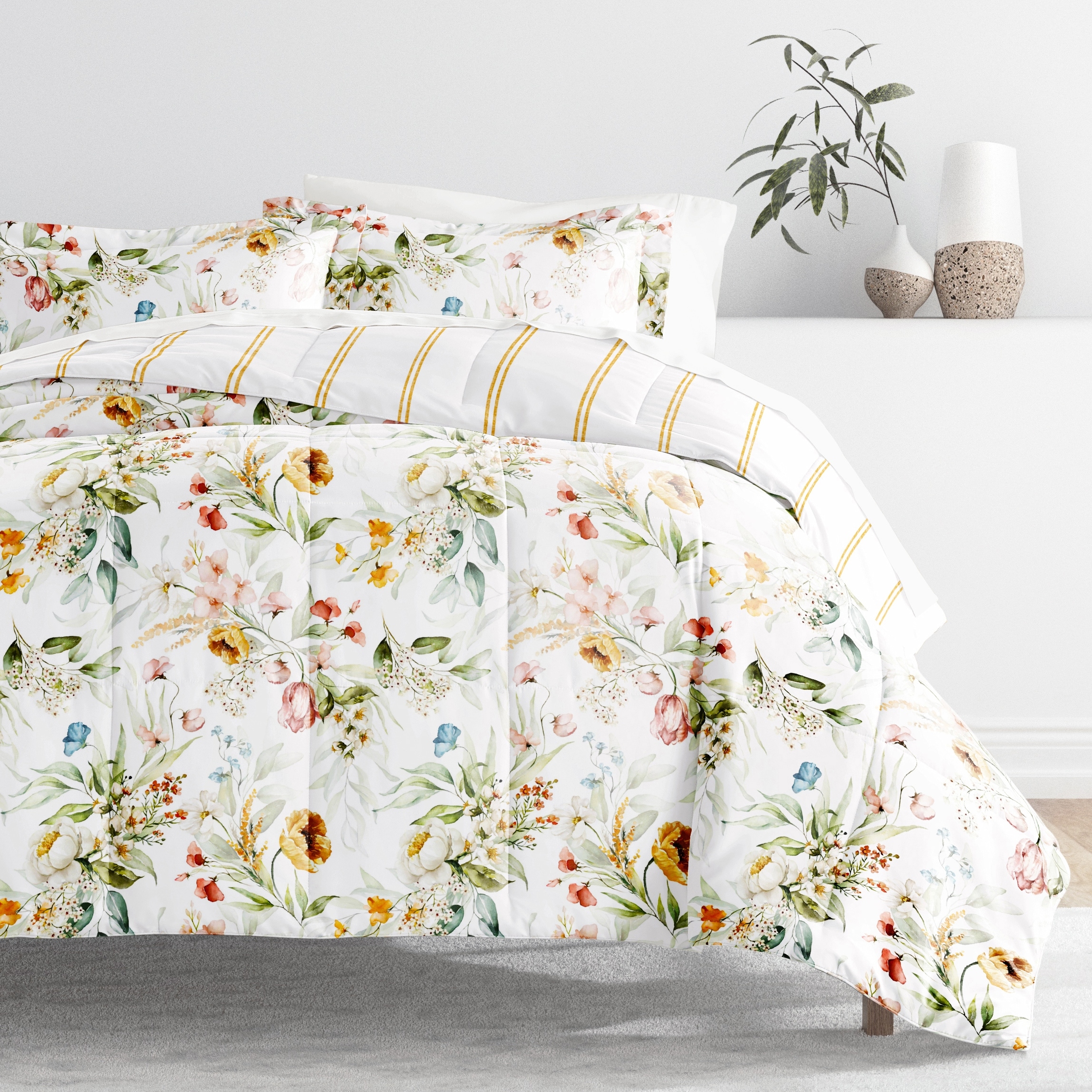 Floral retailer comforter Sleeping blanket for comforter gift ideas for housewarming flowers comforter floral pattern blanket