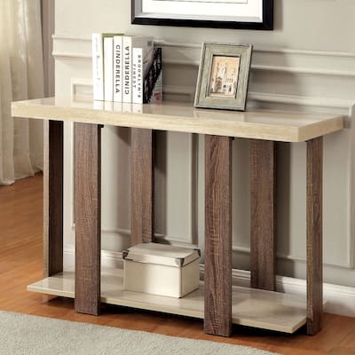 Pavy Modern 48-inch Wood 1-Shelf Sofa Table by Furniture of America