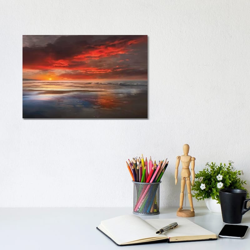 iCanvas "Before the Moon" by Mike Calascibetta Canvas Print - 8x12x0.75