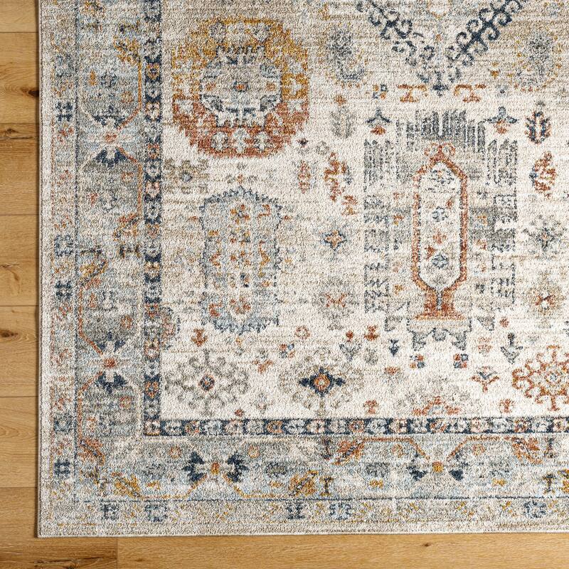 Livabliss Beckham Updated Traditional Medallion Area Rug