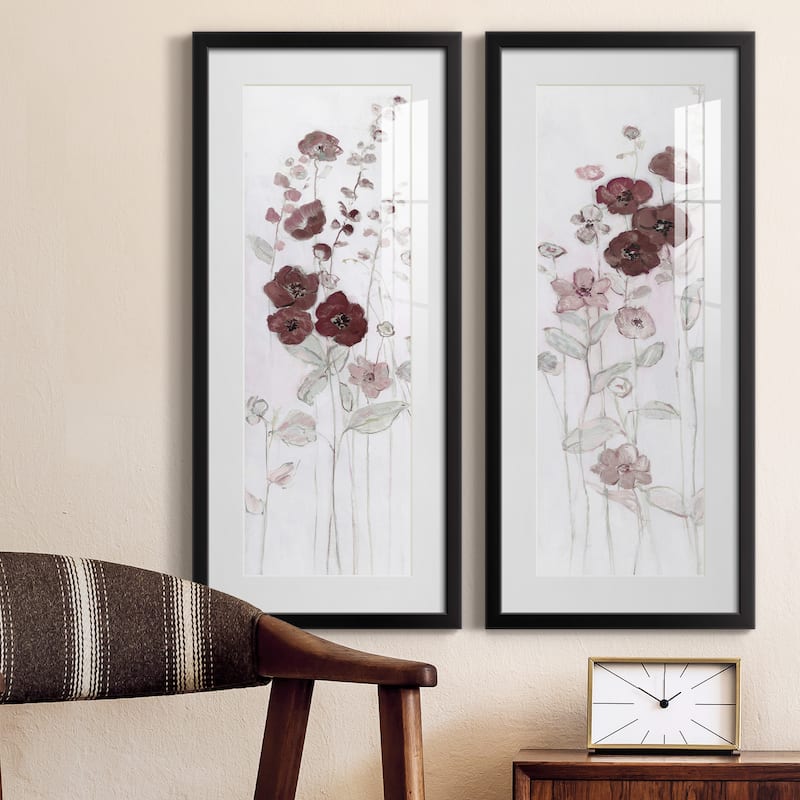 Fields of Burgundy I-Premium Gallery Framed Print - Ready to Hang