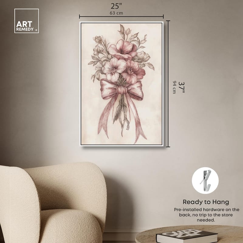 Tied with Tenderness II Canvas by Art Remedy
