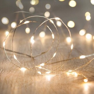 100LEDs RGBY Fairy LED Wire Christmas String Lights, 33ft (10m) Multicolor  Starry Lights - Bed Bath & Beyond - 13743753