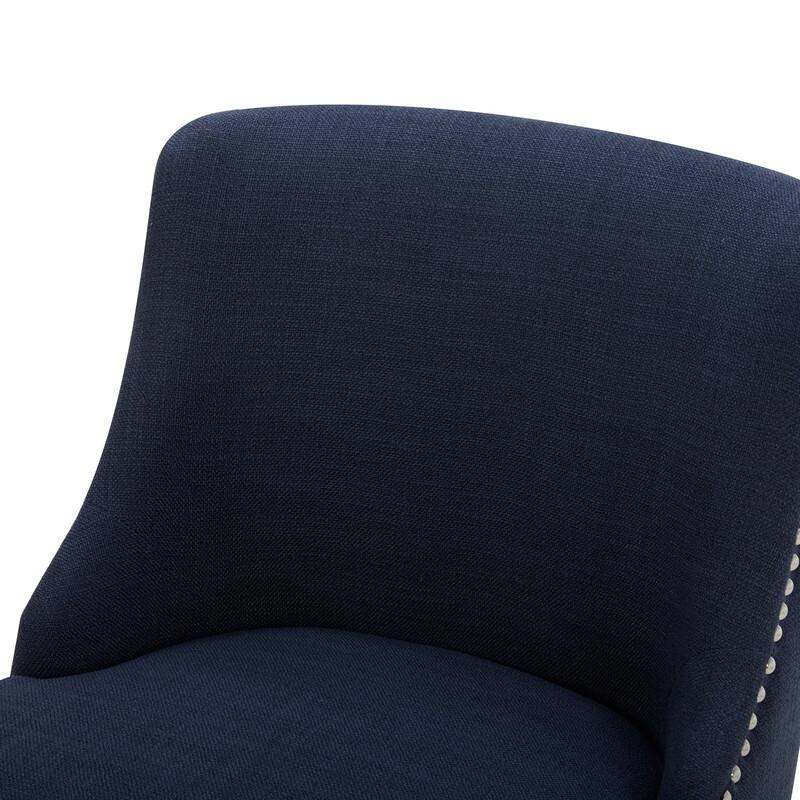 Spruce & Spring Olive Upholstered Counter Height Swivel Barstools-Single