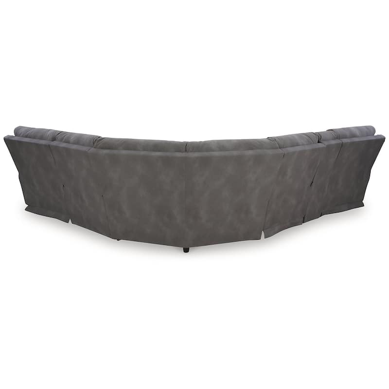 Signature Design by Ashley Next-Gen DuraPella 6-Piece Power Reclining Sectional - 119.5"W x 104.5"D x 42"H