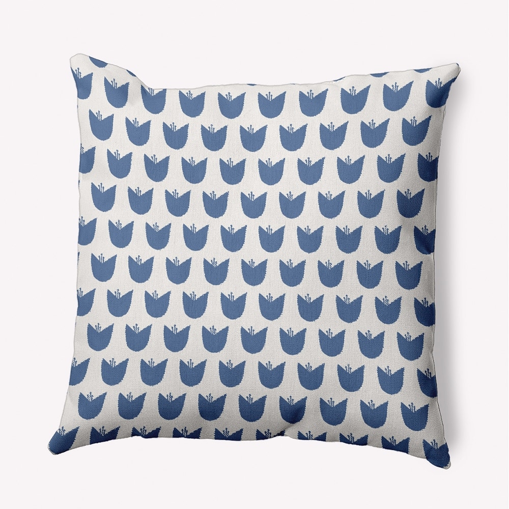 Simple Tulip Design Decorative Indoor Pillow