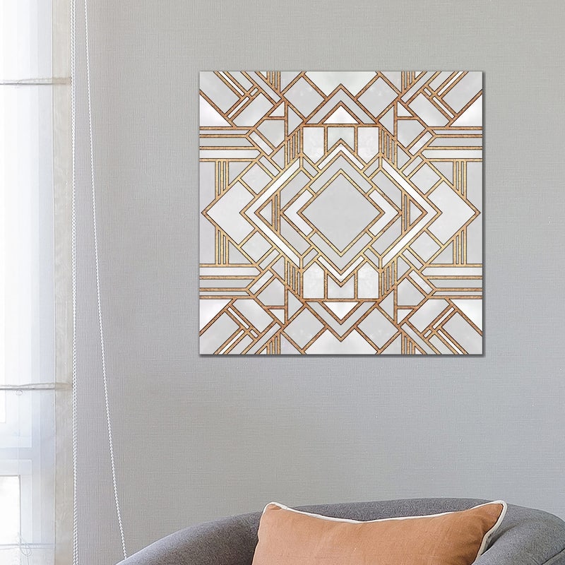 iCanvas "Art Deco I" by Elisabeth Fredriksson Canvas Print - 26x26x1.5