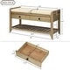 Nestfair Shoe Rack with Cushioned Seat and Drawers - On Sale ...